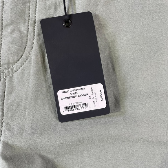 Rag Bone Engineered Jogger Pants Womens 33 Green Boho Festival Preppy Summer - Picture 4 of 12